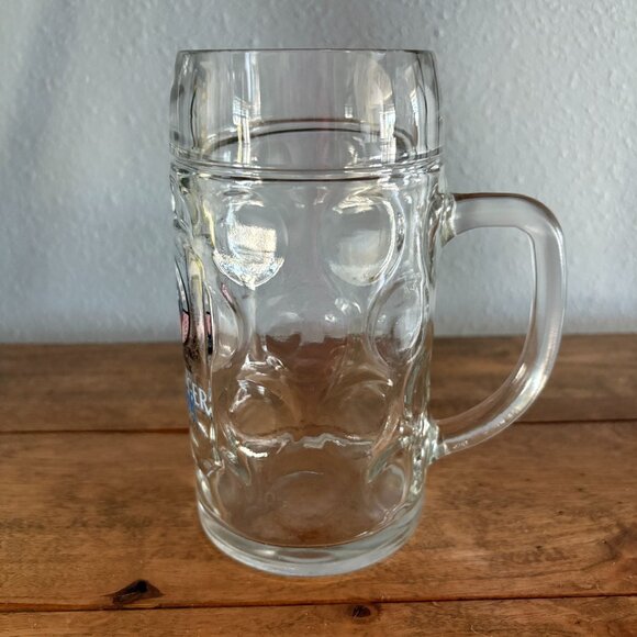 Erdinger Weissbrau Stein Glass Dimpled Beer Mug Germany - Picture 3 of 9